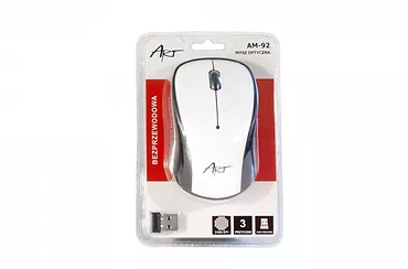 Art Mysz bezprzewodowo-optyczna USB AM-92C Biała