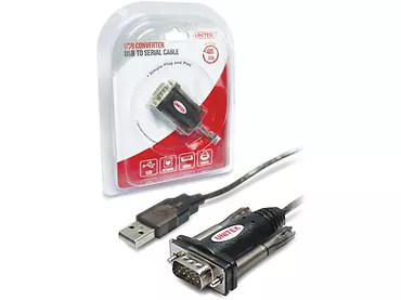 Unitek Y-105 adapter USB- 1x RS-232