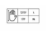 Glovii - Ogrzewane rękawice skórzane XL