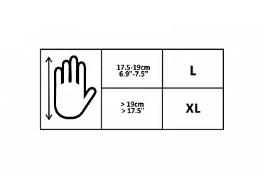 Glovii - Ogrzewane rękawice skórzane XL
