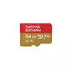 SanDisk Extreme microSDXC 64GB 100/60 MB/s A1 V30 U3