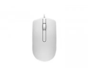 Dell Przewodowa mysz optyczna USB biała MS116