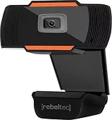 Rebeltec Kamera Internetowa Live HD, typ sensora CMOS 1/4" Rozdzielczość 1280x720, focus: od 3cm do nieskończonoci, 30 klatek/s, Wbudowany mikrofon