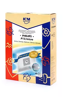 K&M Worki do odkurzacza 4 szt.          P15/micro