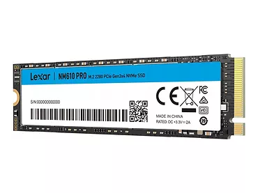 Dysk SSD Lexar NM610 Pro 2TB M.2 PCIe Gen3x4 NVMe 3300 MB/s