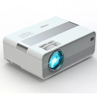 Projektor rzutnik HD LED Biało-szary