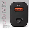 PWC-PQ38 Ładowarka samochodowa PD & QUICK 38W, 2x port (USB-A + USB-C), PD3.0/QC3.0/AFC/FCP/Apple