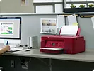 Urządzenie wielofunkcyjne atramentowe kolorowe Canon PIXMA G3470 Czerwona USB, Wi-Fi, LAN