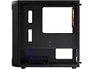 Obudowa komputerowa LOGIC PORTOS ARGB MINI USB 3.0 Czarna szkło hartowane wentylatory 3x120mm ARGB
