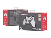 Natec Gamepad Genesis Mangan 400 bezprzewodowy do PC/Switch/Mobile Biały