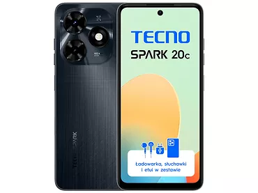 Smartfon TECNO Spark 20C 8/128GB Gravity Black