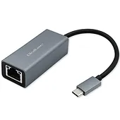 Qoltec Adapter USB-C na RJ45 Ethernet | 1000Mbps | Aluminiowa obudowa