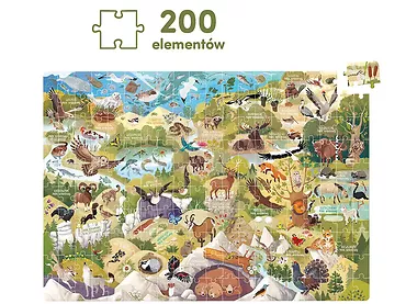 CzuCzu Dzikie puzzle Parki narodowe