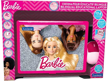 Dwujęzyczny laptop edukacyjny Lexibook Barbie pol/ang