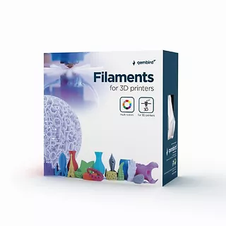 Gembird Filament drukarki 3D ABS/1.75mm/srebrny