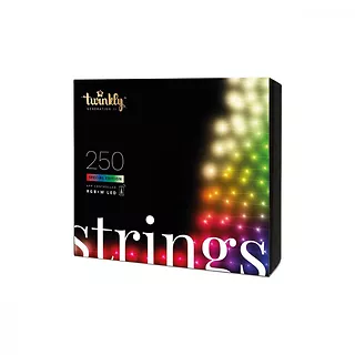 TWINKLY Inteligentne lampki choinkowe Strings 250 LED RGB+W Łańcuch