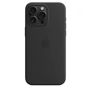 Apple Etui silikonowe z MagSafe do iPhonea 15 Pro Max - czarne