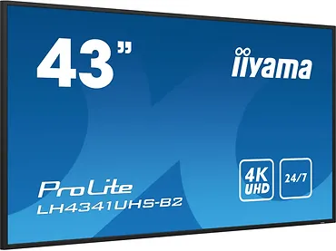 IIYAMA Monitor ProLite LH4341UHS-B2 42.5 cala 24/7,500cd,4K,IPS,3xHDMI