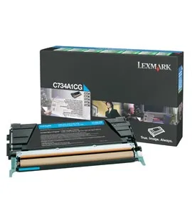 Toner Optra C73x/X73x Cyan 6K C734A1CG