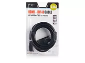 Kabel HDMI-DVI-D(18+1) 3M (BLISTER) EXTREME MEDIA