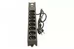Lestar Listwa przeciwprzepięciowa LX 810, 1L, 1.5m, czarna