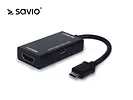 SAVIO CL-32 Aktywny adapter MHL micro USB 5 pin - HDMI AF