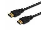Kabel HDMI 10m SAVIO CL-34 czarny, złote końcówki, v1.4 high speed, ethernet/3D