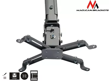 Maclean MC-581S sufitowy uchwyt do projektora 43-65 cm 20kg