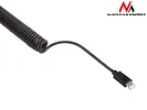 Ładowarka samochodowa  2xUSB, lightning spiralny 1.8m MCE76 5.2A