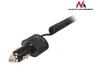 Ładowarka samochodowa  2xUSB, lightning spiralny 1.8m MCE76 5.2A