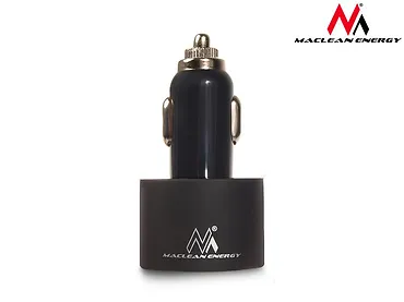 Ładowarka samochodowa  2xUSB, lightning spiralny 1.8m MCE76 5.2A