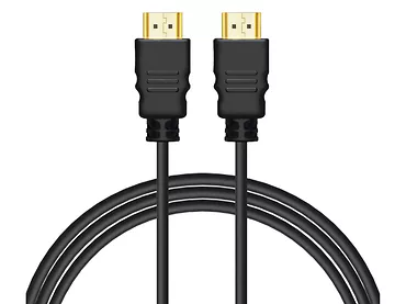 Kabel HDMI 2m SAVIO CL-05  czarny, złote końcówki, v1.4 high speed, ethernet/3D