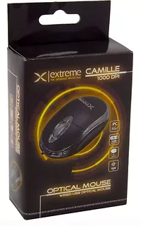 Esperanza Mysz Przewodowa Camille Usb Czarna 1000DPI