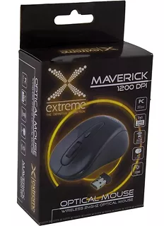 Extreme Mysz Bezprzewodowa 2.4ghz 4d Opt. USB Maverick