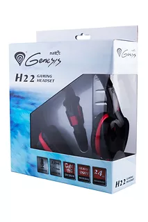 NATEC Słuchawki z mikrofonem GENESIS H22 GAMING