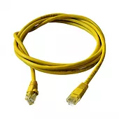 Patch cord 2m żółty UTP 5e