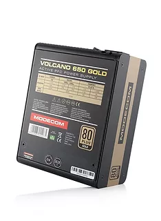 Zasilacz komputerowy PC MODECOM VOLCANO 650W GOLD wentylator 120mm 20+4pin