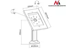 Maclean Stojak uchwyt reklamowy do tabletu, biurkowy z blokadą, MC-677 iPad 2/3/4/Air/Air2