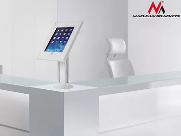 Stojak uchwyt reklamowy do tabletu, biurkowy z blokadą, MC-677 iPad 2/3/4/Air/Air2
