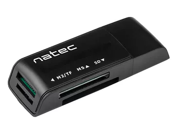 NATEC Czytnik kart pamięci ANT 3 Mini (SDHC/MMC/M2/Micro SD) Black