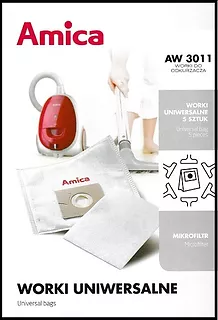 Amica Worki do odkurzacza  AW3011 5 sztuk + mikrofiltr