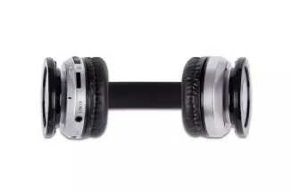 Stereofoniczne słuchawki z mikrofonem CRISTAL BLACK