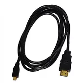 ART Kabel HDMI męski/micro HDMI (typ D)męski 1,8M with          ETHERNET