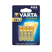 Baterie cynkowe Varta R3(AAA)4szt. Superlife