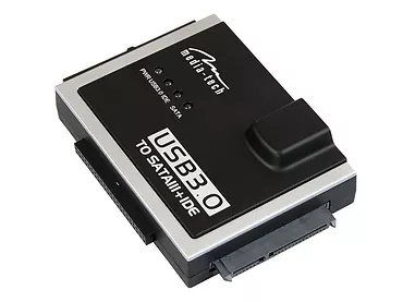 Adapter Konwerter USB Media-Tech USB 3.0 - SATA + ATA Czarny (MT5100)