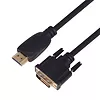 Kabel HDMI - DVI 1.8m DVI 24+1, pozłacany