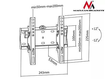 Uchwyt do TV 23-42 cale MC-667 30kg