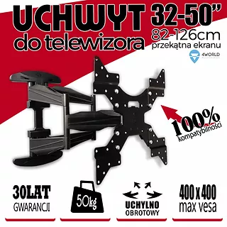 UCHWYT ŚCIENNY TV 32-50