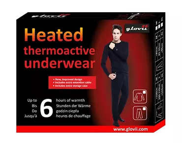 Spodnie ogrzewane GLOVII termoaktywne, XL