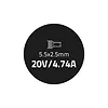 Qoltec Zasilacz do IBM Lenovo 90W | 20V | 4.74A | 5.5*2.5